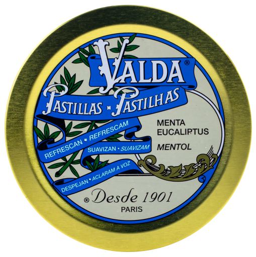 Pastilhas Valda Menta-Eucalipto Com Açúcar