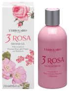 3 Gel de Banho Rosa 250 ml