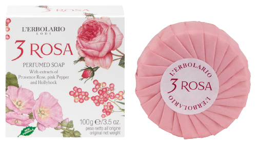 3 Sabonete Rosa 100 gr