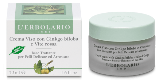 Creme Facial com Ginkgo Biloba e Uva Vermelha 50 ml