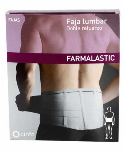 Cintura Lombar Farmalastictic D/Reforço T2 Cinza