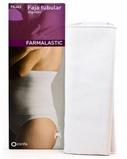 Cinta Farmalastic Velcro Branco T/3 115-130