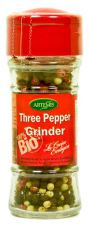 Moedor de especiarias Three Peppers Bio 35 gr