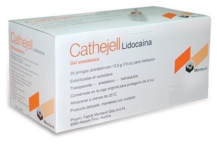 Cathejell Lidocaina Gel 25 Seringa 12,5 Gr