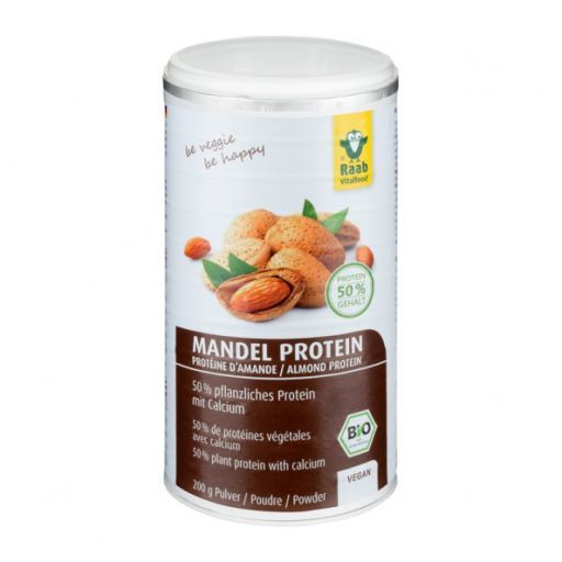 Pó de proteína de amêndoa orgânica, 200gr