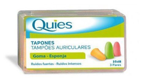 Quies Rubber Tampões 6 unidades