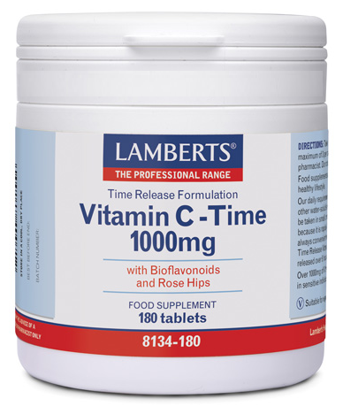 Vitamina C 1000 mg de liberação sustentada 180 comprimidos