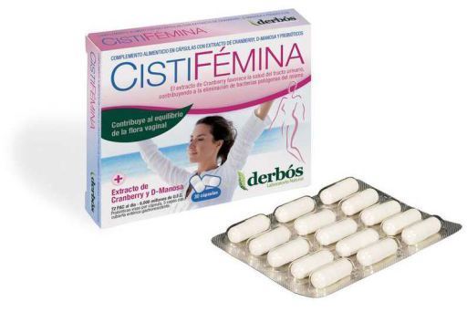 Cistifemina 30 cápsulas protege tu zona mas antima regenerador de la flora vaginal