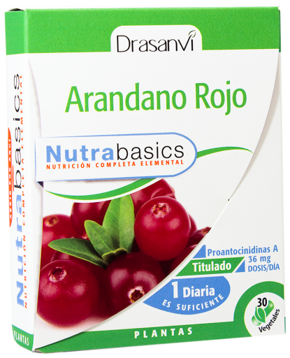 Nutrabasics - Cranberry Red 30 Cápsulas