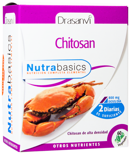 Nutrabasics - Quitosana 60 Cápsulas