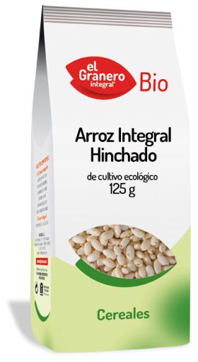 Arroz integral tufado orgânico 125 gramas