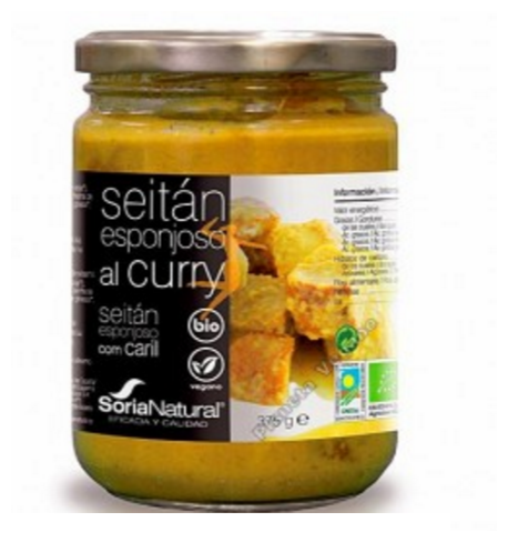 Boi Organic Seitan Esponjoso Curri V 375 gr