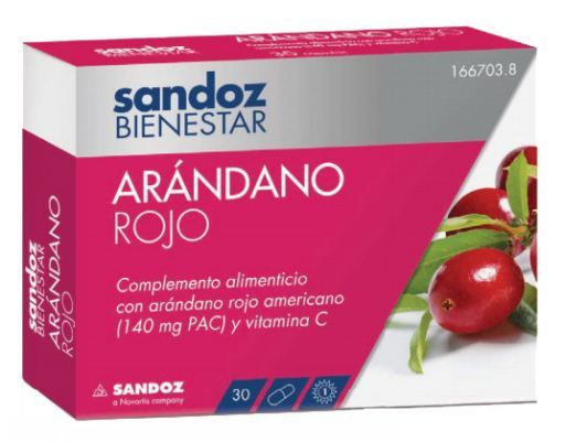 Bem-estar Red Cranberry 30 cápsulas