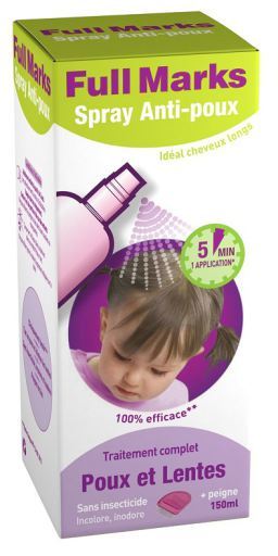 Pulverizador Anti Lice sem inseticida 150 ml