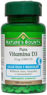 Vitamina D3 25 mcg 1000 UI 100 comprimidos