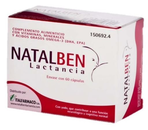 Amamentação Natalben 60 cápsulas