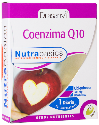 Coenzima Q10 30mg 30 Pérolas Nutrabasicos