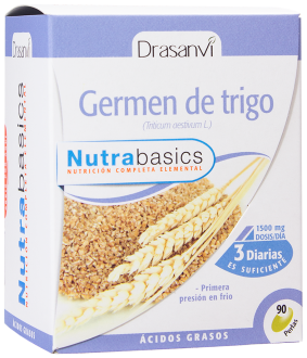 Germe de trigo 500mg 90 pérolas Nutrabasic