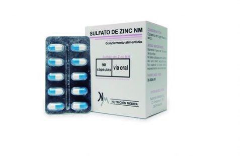 Sulfato de zinco Nm 90 cápsulas