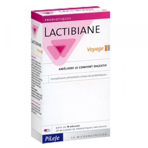 Lactibiane viagem 14 cápsulas suplemento dietético