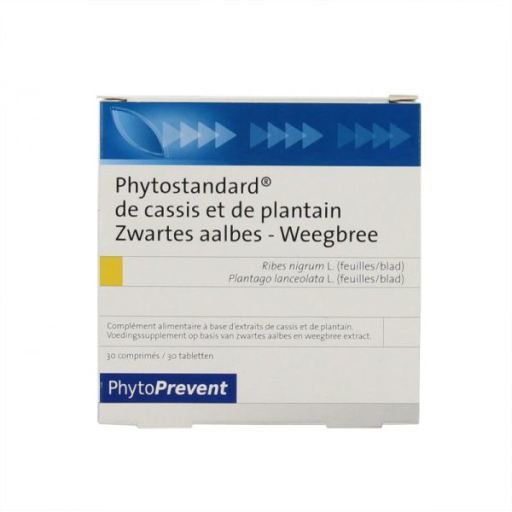 Phytostandard casis llanten 30 comprimidos de suplemento dietético