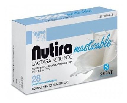 Nutira Lactase 4500Fcc 28 Comprimidos Mastigáveis