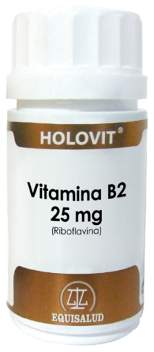 Vitamina B2 Riboflavina 25 Mg Cápsulas Holovit