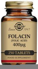 Ácido Fólico 400mcg Folacina