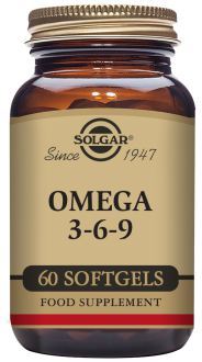 Cápsulas de softgel Omega 369