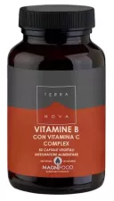 Complexo B com cápsulas de vitamina C