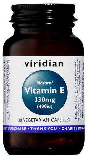 Vitamina E natural 330 mg (400 UI) 30 cápsulas vegetais