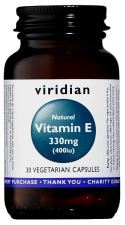 Vitamina E natural 330 mg (400 UI) 30 cápsulas vegetais