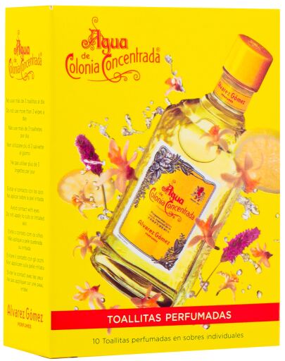 Toalhetes perfumados 10 unidades