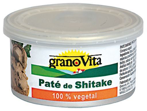 Patê de legumes shitake, 125 gr