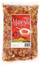 Muesli crocante com morangos, 750 gr