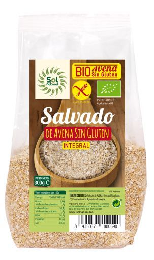 Farelo de Aveia Sem Glúten Orgânico 300 gr