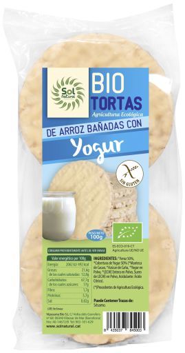 Tortias de Iogurte Natural 6 Unidades 100 gr