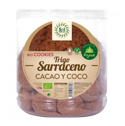 Biscoitos de Trigo Sarraceno e Coco 1,3 Kg