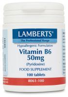 Vitamina B6 50 mg de piridoxina 100 comprimidos