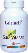 Cápsulas de cálcio e vitamina D3