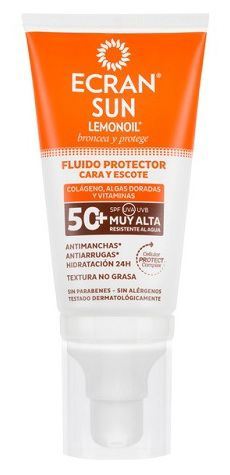 Sunnique Solar Fluido Creme Facial SPF 50+ 50 ml