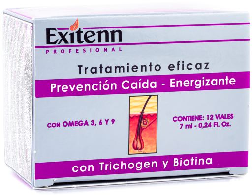 Tratamento energizante para prevenção da queda de cabelo 12 frascos 7 ml