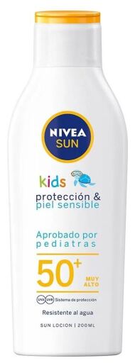 Leite Solar Infantil Sun Kids Protect &amp; Sensitive SPF 50+ 200 ml