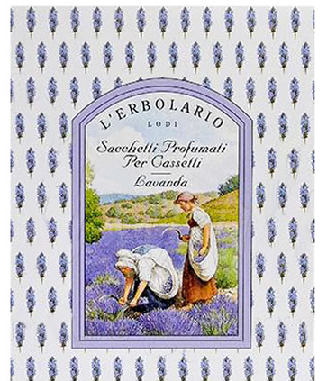 Sachê perfumado com cheiro suave de lavanda