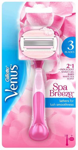 Navalha Venus Breeze Spa + 1 recarga