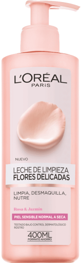 Delicate Flowers Leite de Limpeza Pele Sensível 400 ml