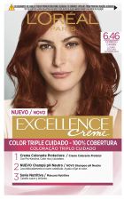 Conjunto de coloração permanente creme Excellence com amônia