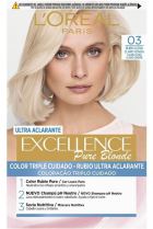 Conjunto de coloração permanente creme Excellence com amônia