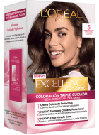 Conjunto de coloração permanente creme Excellence com amônia