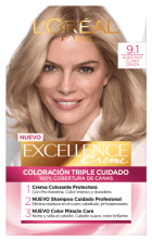 Conjunto de coloração permanente creme Excellence com amônia